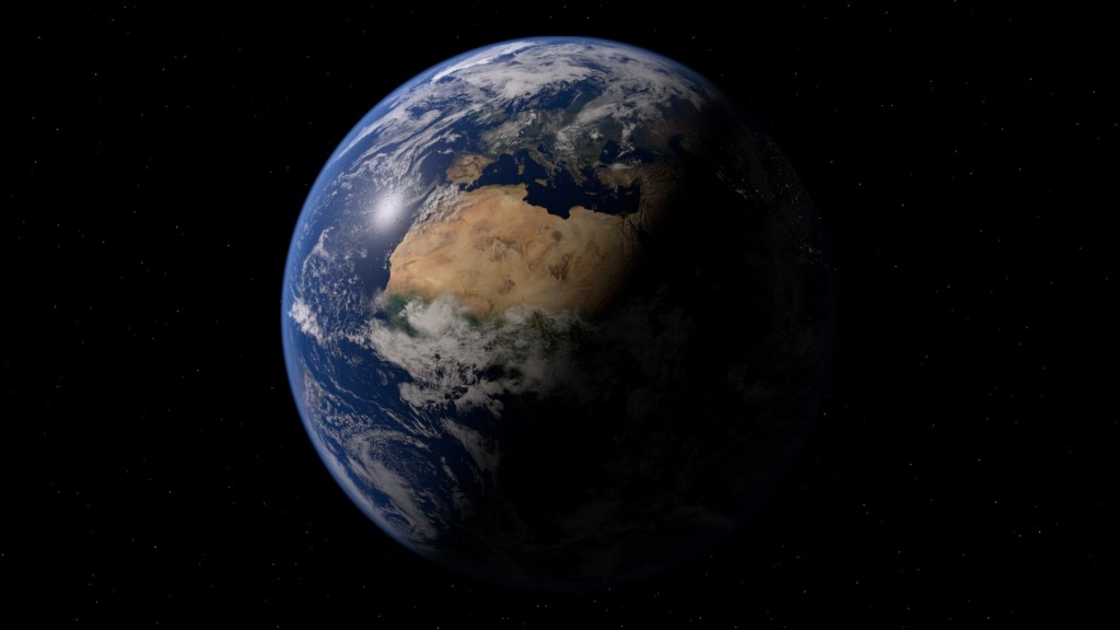 Earth (with clouds, atmosphere and city lights) preview image 1